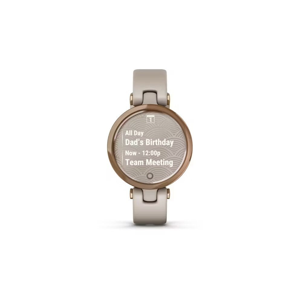Garmin Lily Sport Edition Smart Watch - Rose Gold with Light Garmin