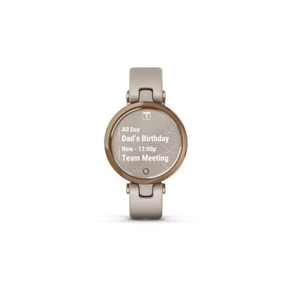 Garmin Lily Sport Edition Smart Watch - Rose Gold with Light Garmin