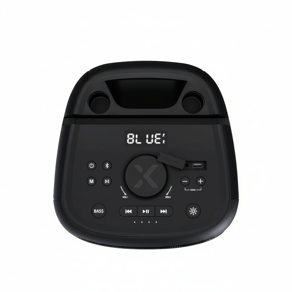 BlueAnt X5i Portable 120W Speaker with Two Wireless Microphones - Black - Pristine - Refurbished BlueAnt