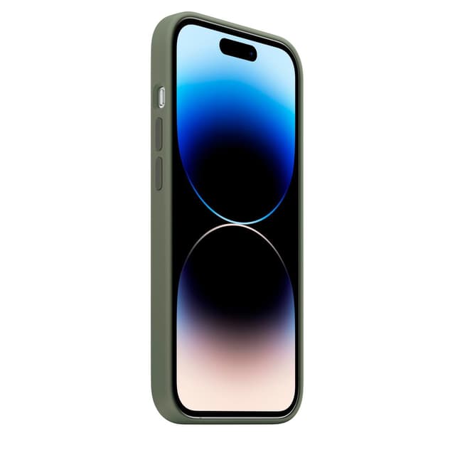 Sprout Apple Silicone Case Iphone 14 Plus - Magsafe - Silicone Green