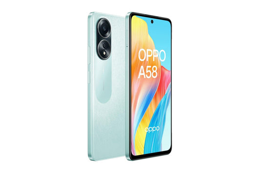 OPPO A58 (Dual Sim, 128GB/6GB, 6.72'') Dazzling Green Smartphone (AU Version) Pristine - Refurbished (Copy) OPPO