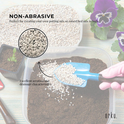 Orku 100L Perlite Super Coarse Premium Soil Expanded Medium Plants Hydroponics