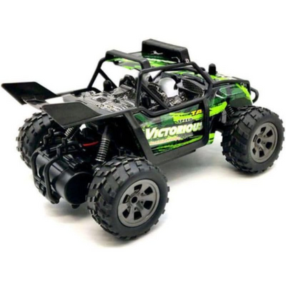 High-Speed Racing Car Fun with 2.4G Remote Control - Scale 2WD Electric RC Car (YL-14) in Green Tristar