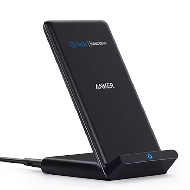 Anker PowerWave Wireless Charging Stand, Black -  Pristine - Refurbished