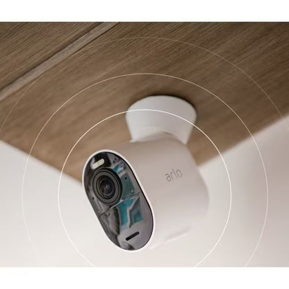 Arlo Ultra 2 Spotlight Wireless Security Camera – 3-Pack – White
