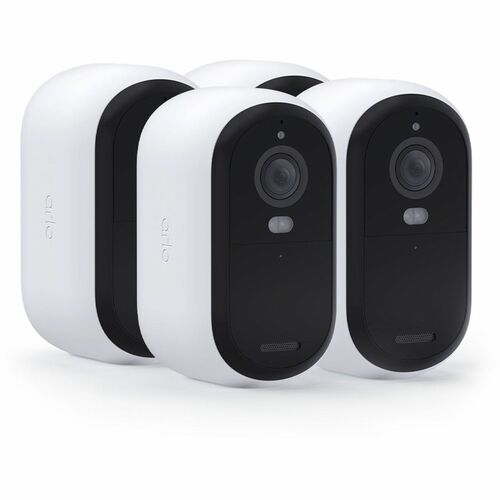 Arlo Essential Outdoor Security Camera 2K Network Camera – Pack of 4 – White