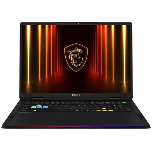 MSI Raider 18 HX AI Laptop – Intel Ultra 9 285HX, NVIDIA RTX 5080 16GB, 32GB DDR5, 4TB SSD, 18" UHD 120Hz