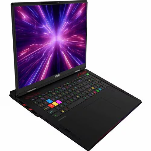 MSI Raider 18 HX AI Laptop – Intel Ultra 9 285HX, NVIDIA RTX 5080 16GB, 32GB DDR5, 4TB SSD, 18" UHD 120Hz