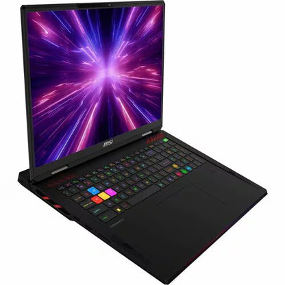 MSI Raider 18 HX AI Laptop – Intel Ultra 9 285HX, NVIDIA RTX 5080 16GB, 32GB DDR5, 4TB SSD, 18" UHD 120Hz