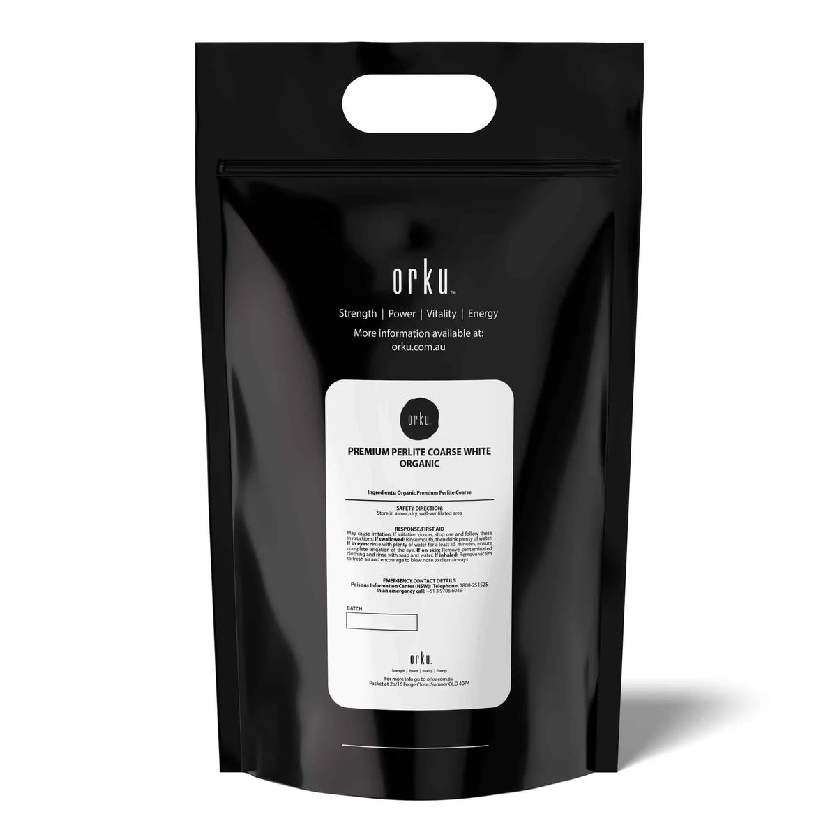 Orku 10L Coarse Perlite Soil Additive for Drainage and Aeration - Growing Medium