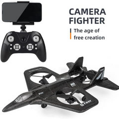 Fighter Airplane Toy Kit with Camera Remote Control Model EPP Foam Aerial Three-Axis Tristar