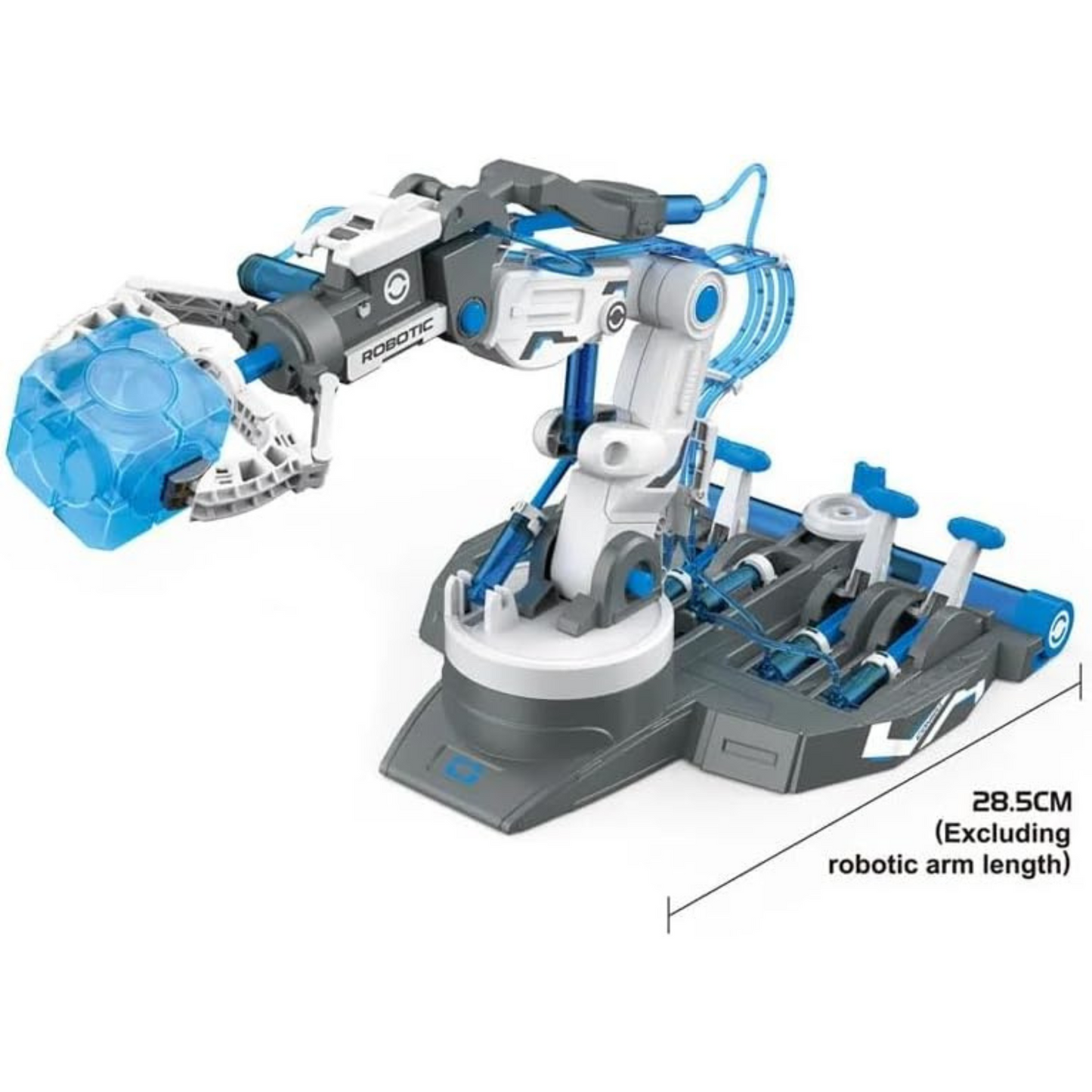 Robotic Arm Toy Kit for Educational STEM Learning - Explore Science and Engineering with This Toy 3-in-1 Hydraulic Manipulator Tristar