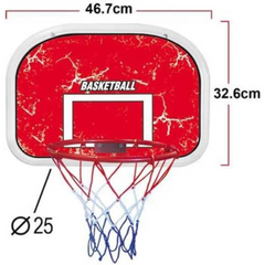 Portable Mini Basketball Hoop for Kids Indoor and Outdoor Toy Set Hanging Basketball Stand for Toddlers Enhance Fun and Skills