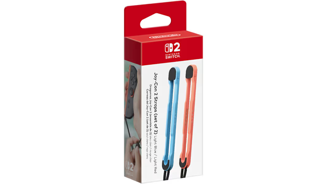 Nintendo Joy-Con 2 Strap Pair Light Blue, Light Red Nintendo