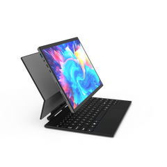 Trion Canvas Pro 14" 2-in-1 Touch Screen Laptop 12th Gen Intel Celeron-N95 16GB 512GB SSD Windows 11 - Grey Trion