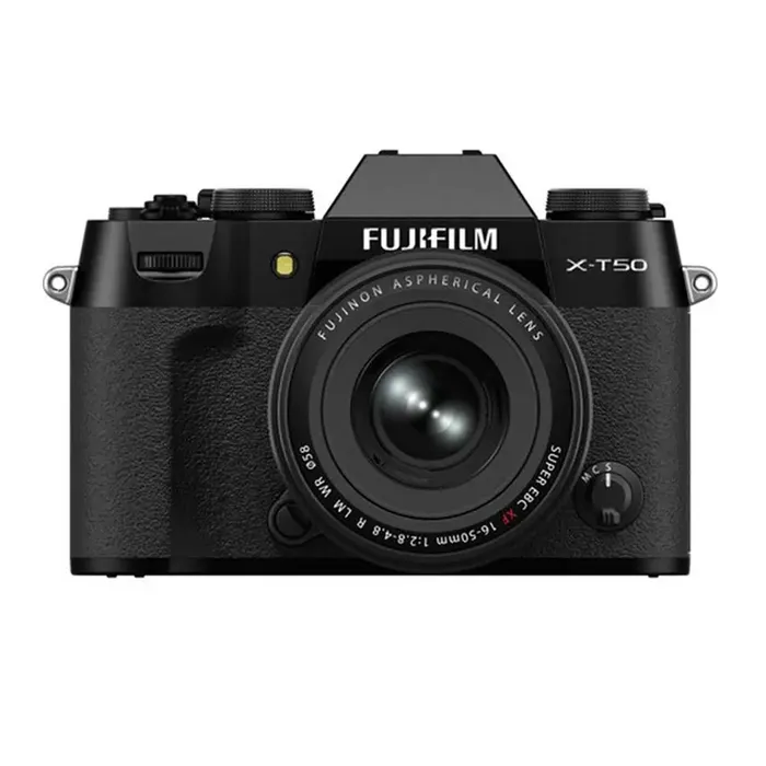 Fujifilm X-T50 Mirrorless Camera with XF 16-50mm F/2.8-4.8 Lens - Black