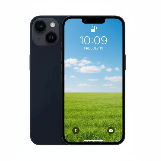 Apple iPhone 14 Plus - 128GB / 256GB / 512GB - Midnight, Starlight, (PRODUCT)RED, Blue, Purple, Yellow with 100% battery - Pristine - Refurbished Apple