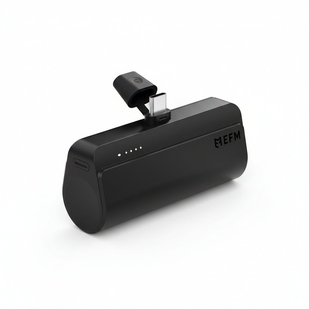 EFM Power On The Go 5K Power Bank Black – Pristine Refurbished,