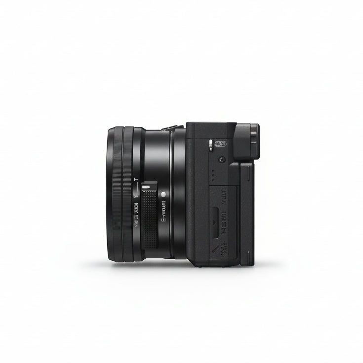 Sony Alpha A6400 Twin Lens Kit - Black/Silver with 16-50mm & 55-210mm Lenses