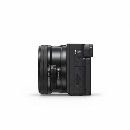 Sony Alpha A6400 Twin Lens Kit - Black/Silver with 16-50mm & 55-210mm Lenses