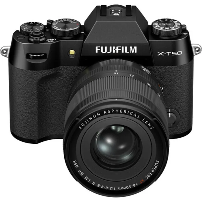 Fujifilm X-T50 Mirrorless Camera with XF 16-50mm F/2.8-4.8 Lens - Black