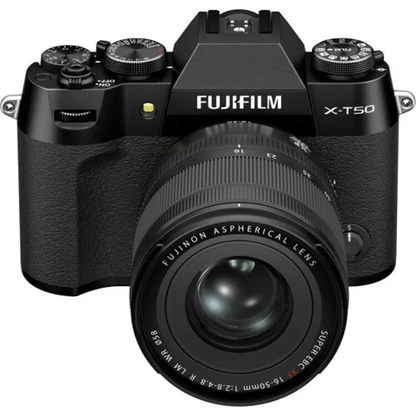 Fujifilm X-T50 Mirrorless Camera with XF 16-50mm F/2.8-4.8 Lens - Black