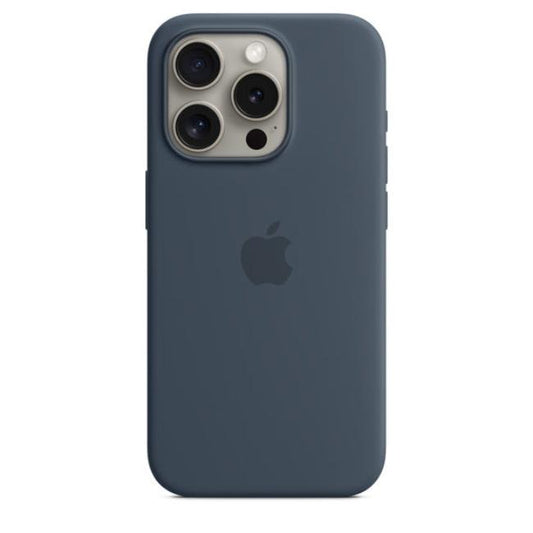 Apple iPhone 15 Pro Silicone Case with MagSafe Storm Blue (Copy) Tristar