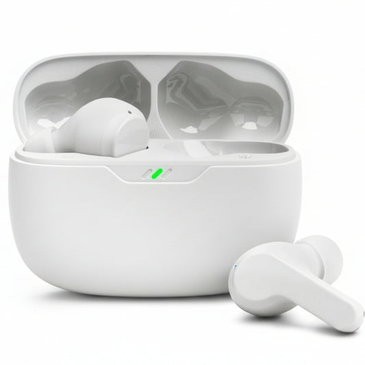 JBL Wave Beam True Wireless Earbuds, White - Pristine - Refurbished JBL