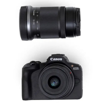 Canon EOS R50 Mirrorless Camera Body (Black) – 24.2MP APS-C, 4K Video, Dual Pixel Canon