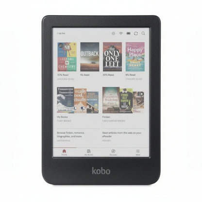 KOBO CLARA COLOUR 6 E Ink Display - 16GB - Black - Pristine - Refurbished (Copy) kOBO