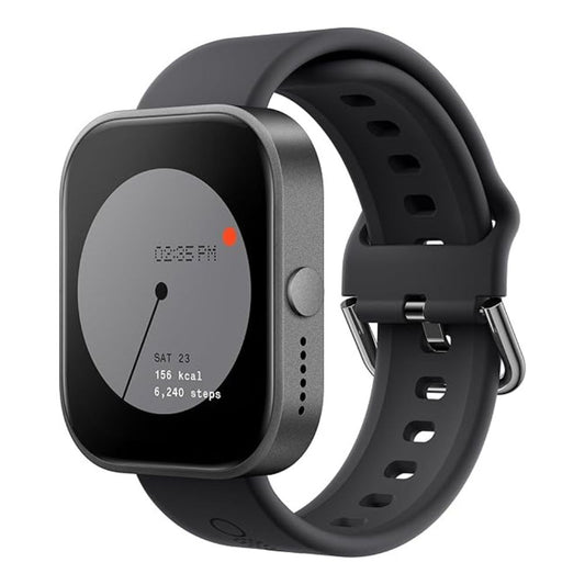 Nothing Watch Pro - Dark Grey with Black Strap, Dark Grey with Grey Strap, Metallic Grey