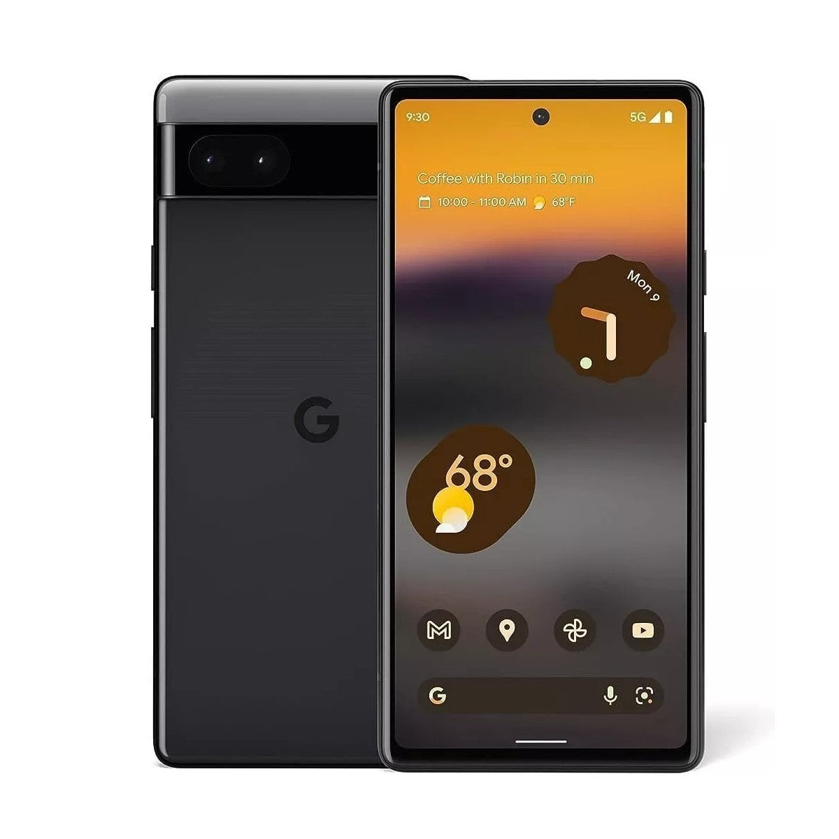 Google Pixel 6a 5G Smartphone (6gb/128gb) - Charcoal Black (AU Version) Google