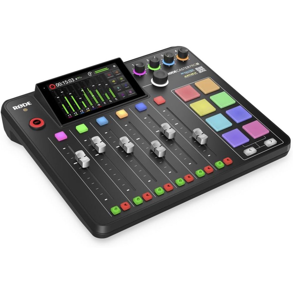 Rode RODECaster Pro II Integrated Audio Production Studio (Black) Rode