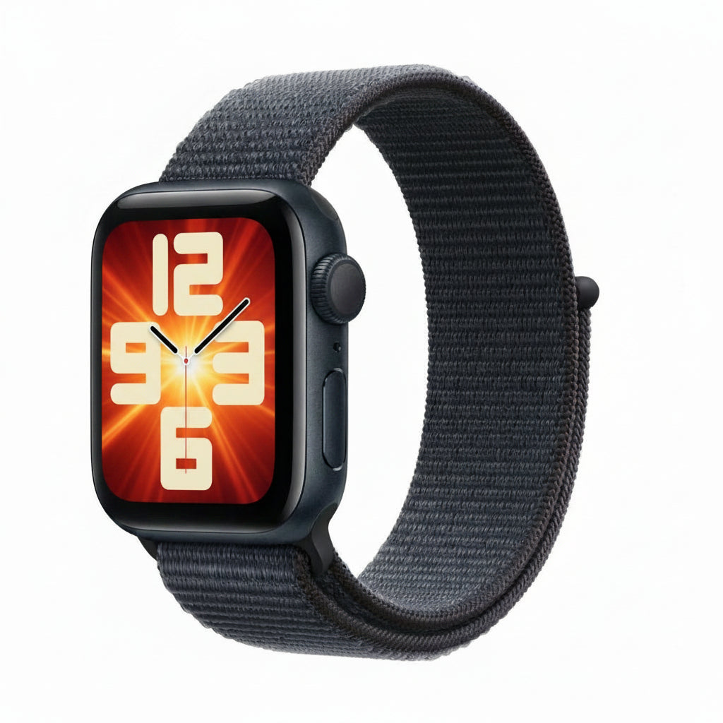 Apple Watch SE 2 40mm Midnight Aluminium Case GPS + Cellular with Ink Sport Loop Band  With 100% Battery - Pristine - Refurbished APPLE