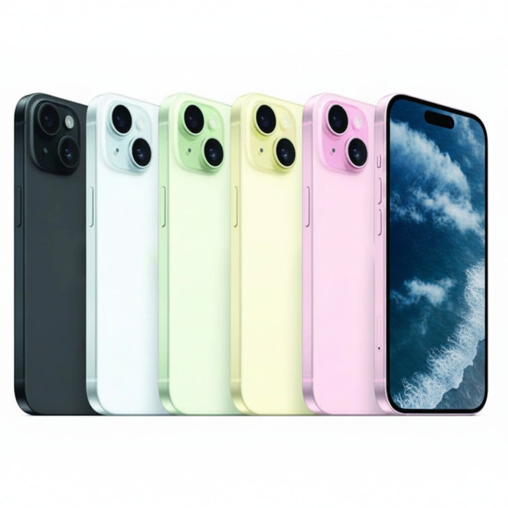 Apple iPhone 15 Plus - 128GB, 256GB, 512GB, - Pink, Yellow, Green, Blue, Black - 80% battery- Pristine - Refurbished