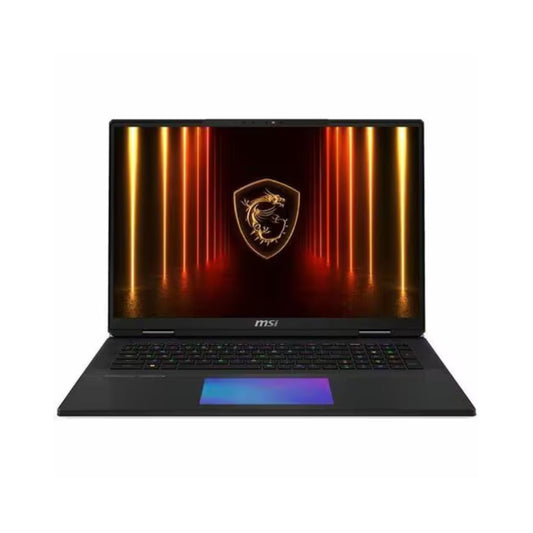 MSI Titan 18 HX AI Gaming Laptop, Intel Ultra 9 285HX, RTX 5090 24GB GDDR7, 32GB DDR5 RAM, 2TB Gen5 + 2TB Gen4 SSD, 18" UHD 120Hz Display, Wi-Fi 7, 2-Year Warranty