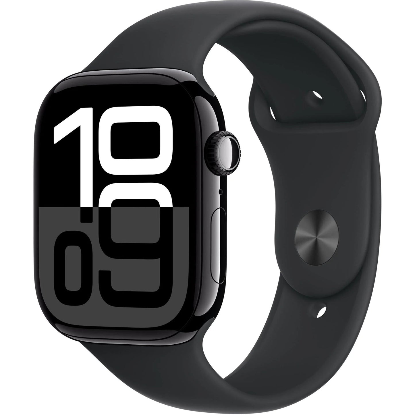 Apple Watch Series 10 46mm Jet Black Aluminium Case GPS + Cellular Sport Band - Excellent - Refurbished ( Au Version ) Apple