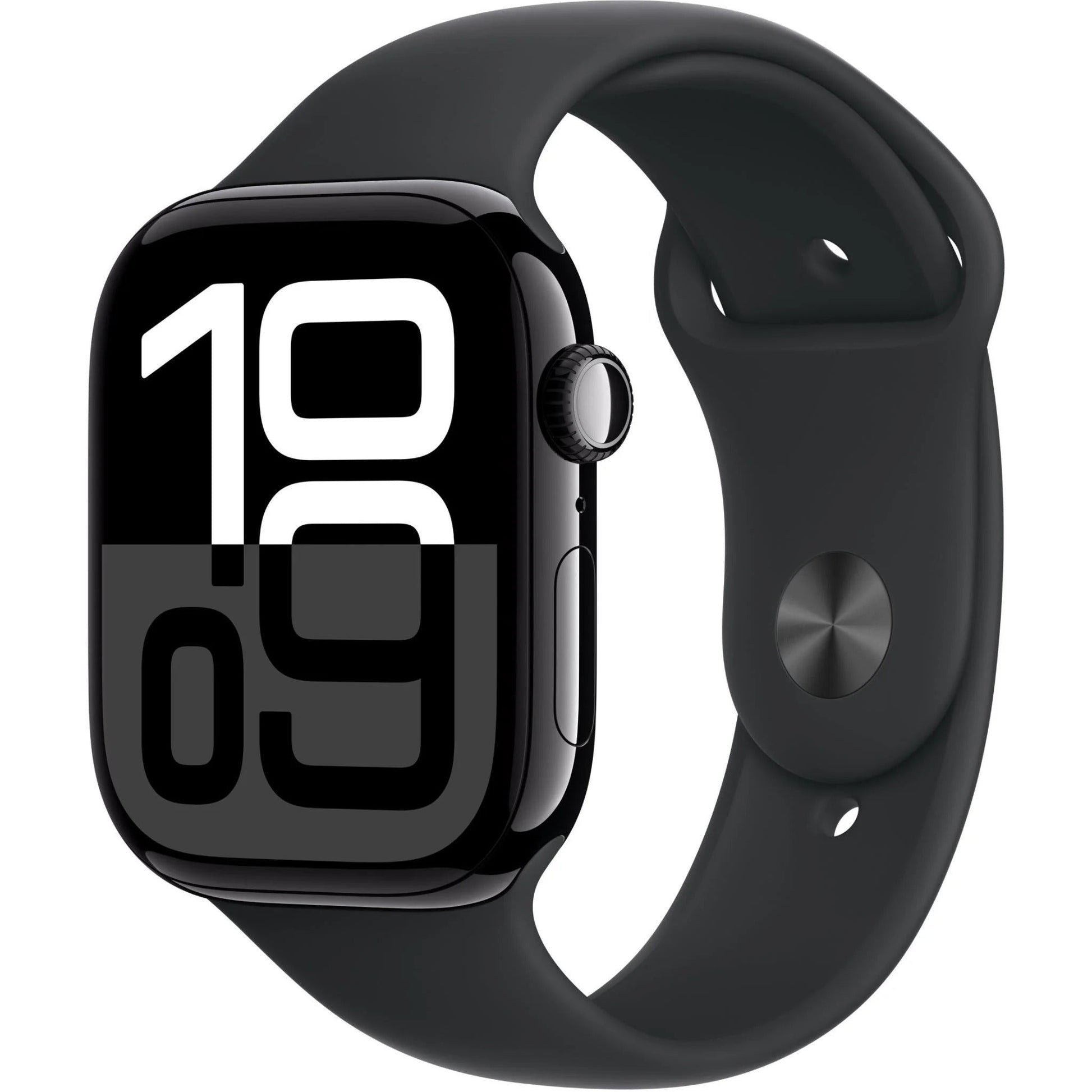 Apple Watch Series 10 46mm Jet Black Aluminium Case GPS + Cellular Sport Band - Excellent - Refurbished ( Au Version ) Apple