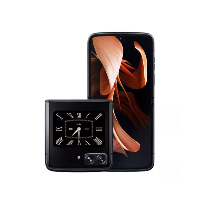 Motorola Razr 2022 5G – Black, 8GB + 256GB Foldable Phone - Pristine Refurbished Motorola