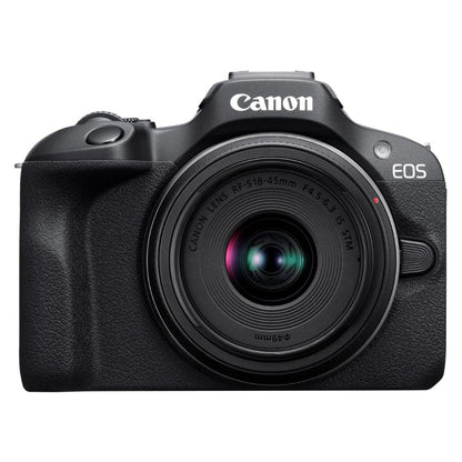 Canon EOS R100 Twin Lens Kit - RF-S 18-45mm & 55-210mm Mirrorless Camera Canon