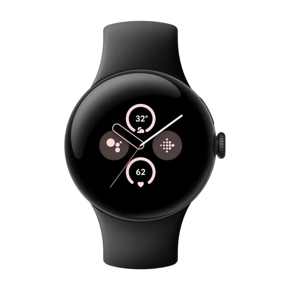 Google Pixel Watch 2 LTE - Obsidian, Champagne/ Gold/ Polished Silver (Copy) Google