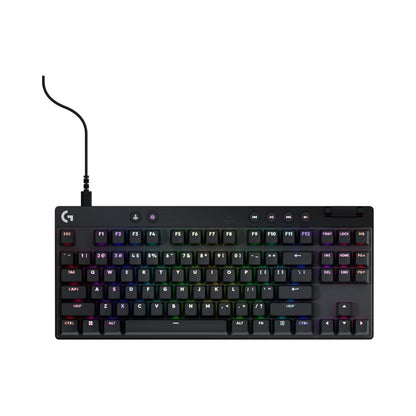 Logitech G PRO X (TKL Rapid) Wired Gaming Keyboard Black