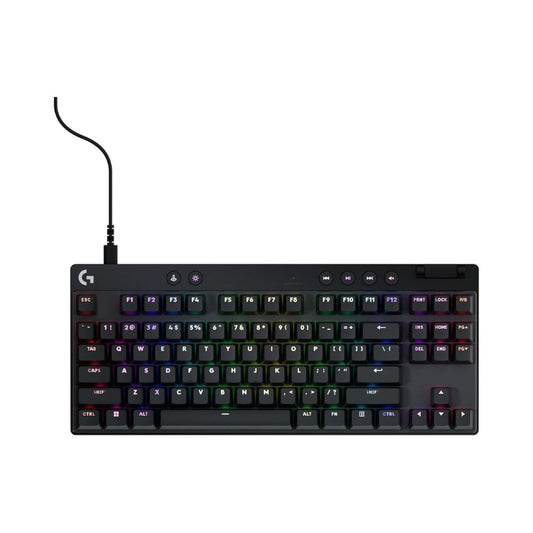 Logitech G PRO X (TKL Rapid) Wired Gaming Keyboard Black