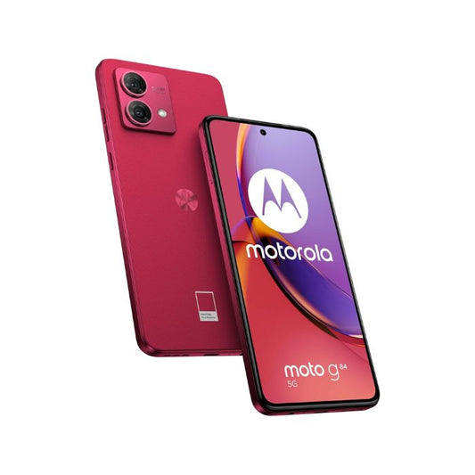 Motorola Moto G84 5G – 12GB RAM, 256GB, Viva Magenta - Pristine Refurbished Motorola
