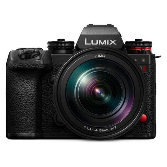 Panasonic Lumix DC-S1R II Kit with S 24-105mm F4 Lens - Black