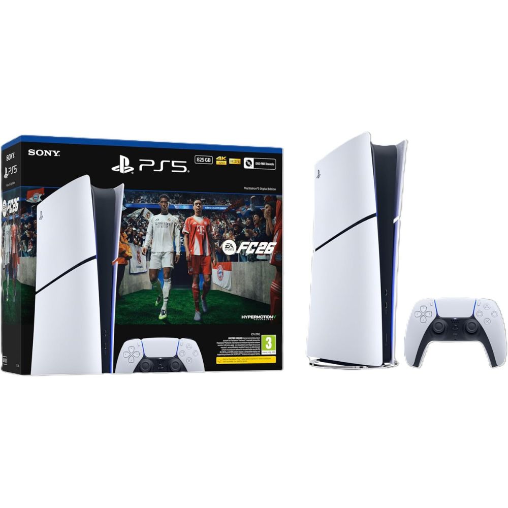 PS5 Digital Edition Gaming Console with EA SPORTS FC 26 SONY