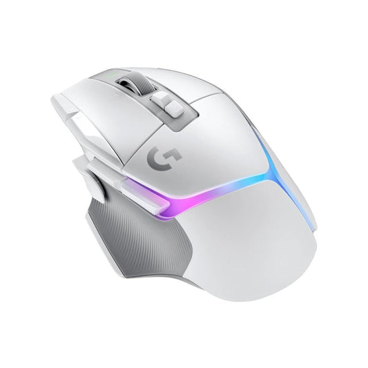 Logitech G502 X Lightspeed Wireless Gaming Mouse (White, 910-006228) Logitech