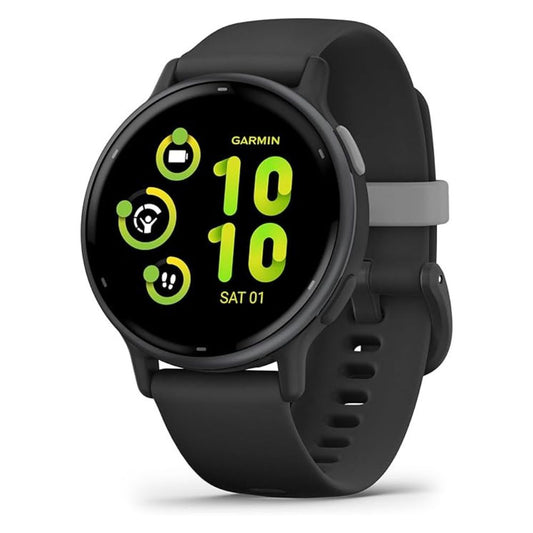 Garmin vívoactive 5, Health and Fitness GPS Smartwatch, AMOLED Display, Up to 11 Days of Battery, Black