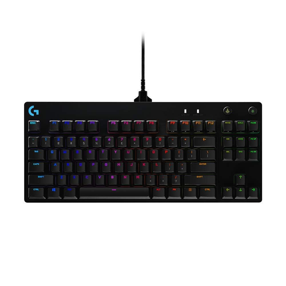 Logitech G PRO Wired Gaming Keyboard (Black, 920-009398) Logitech
