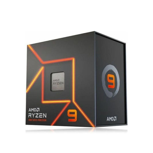 AMD Ryzen 9 7900X 12-Core CPU, 4.7 GHz Base Clock, 24 Threads, Radeon Integrated Graphics, 5nm Technology, Retail Box